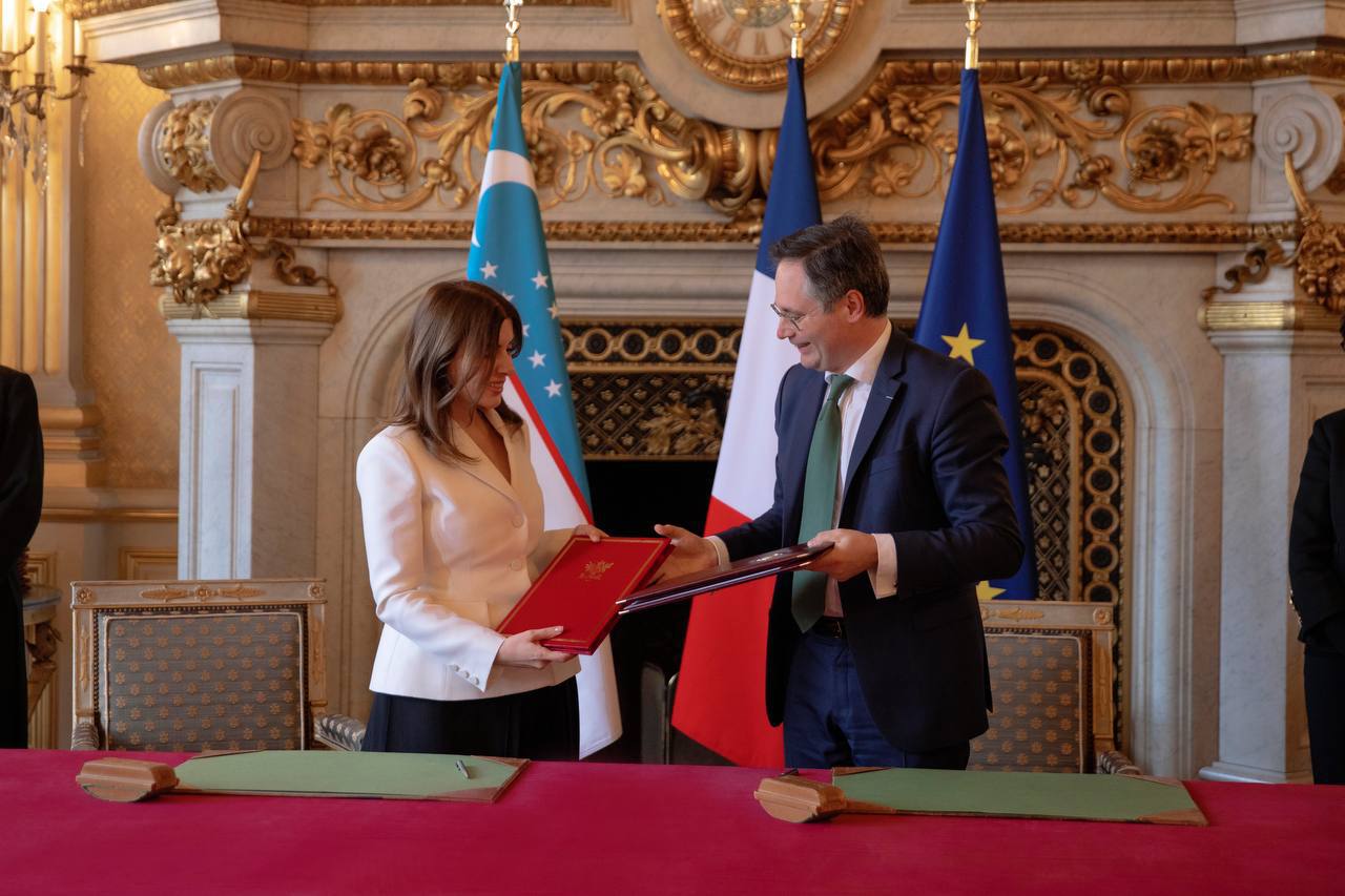 The Uzbekistan Art and Culture Development Foundation signed several agreements with French partners in the fields of cultural heritage and education