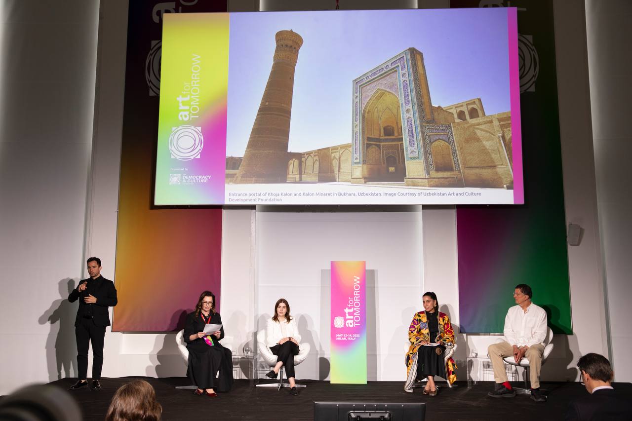 Presentation of the Bukhara Biennale 2025 during the Art for Tomorrow international forum