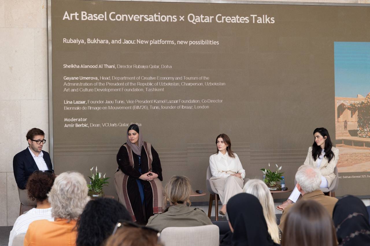 Gayane Umerova took part in the Art Basel Conversations