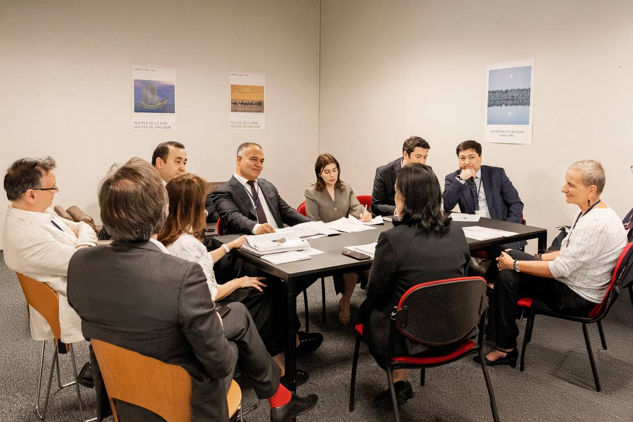 Uzbekistan Representatives Meet with ICOMOS Director General During the 47th Session of the World Heritage Committee