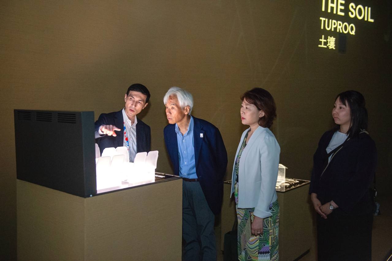 aponiya paviloni direktori Expo 2025 da O‘zbekiston paviloniga tashrif buyurdi