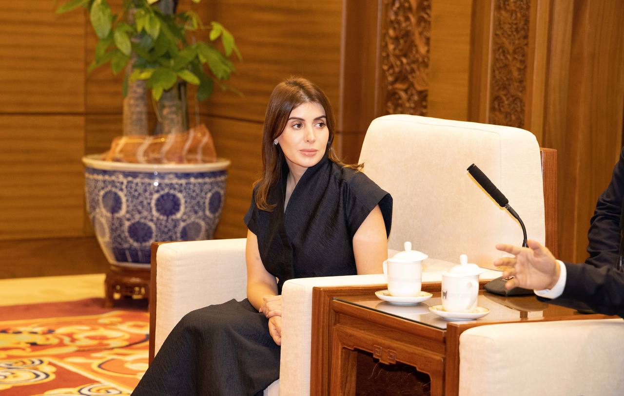 Gayane Umerova Meets Director of China National Museum Luo Wenli in Beijing