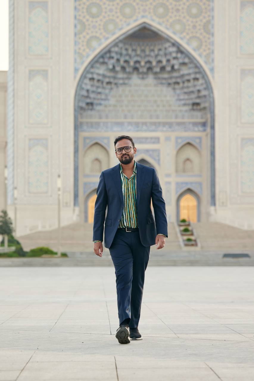 Д-р Вивек Гупта в арт-резиденции Центра современного искусства