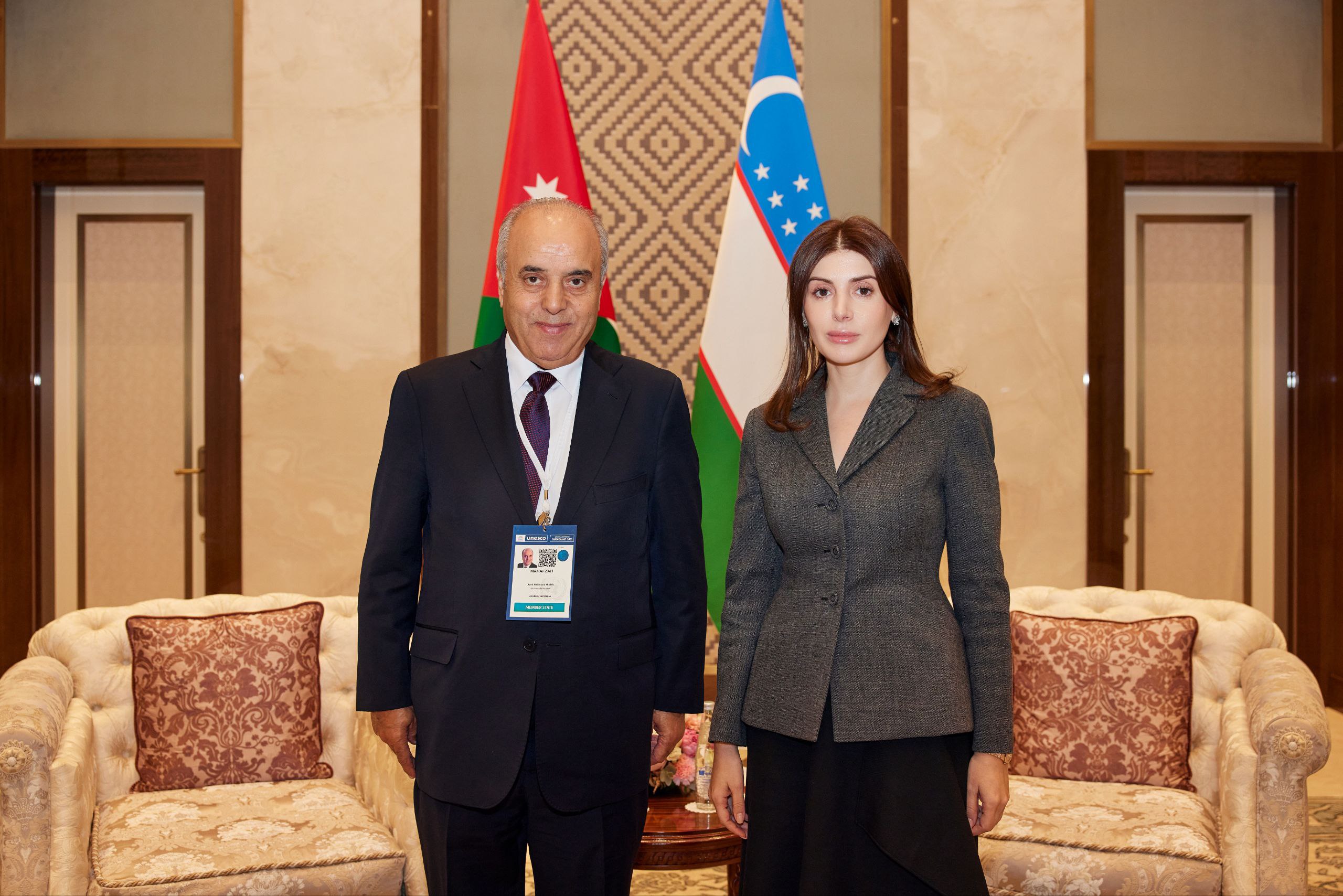 Gayane Umerova Meets Azmi Mahafzah, Jordan’s Minister of Education