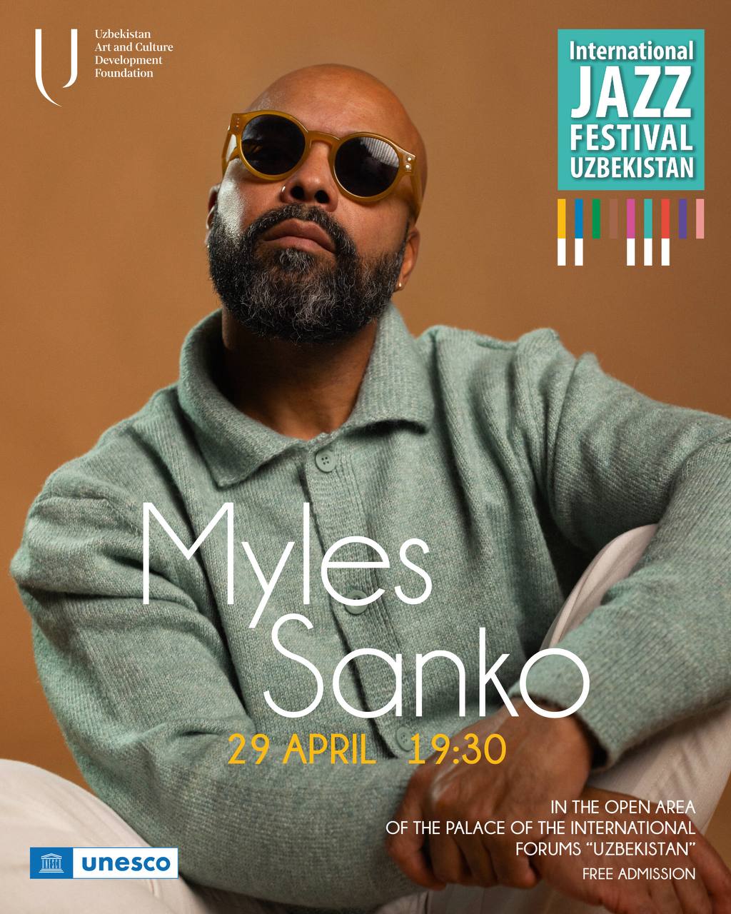 Miles Sanko to perform at the International Jazz Festival in Tashkent