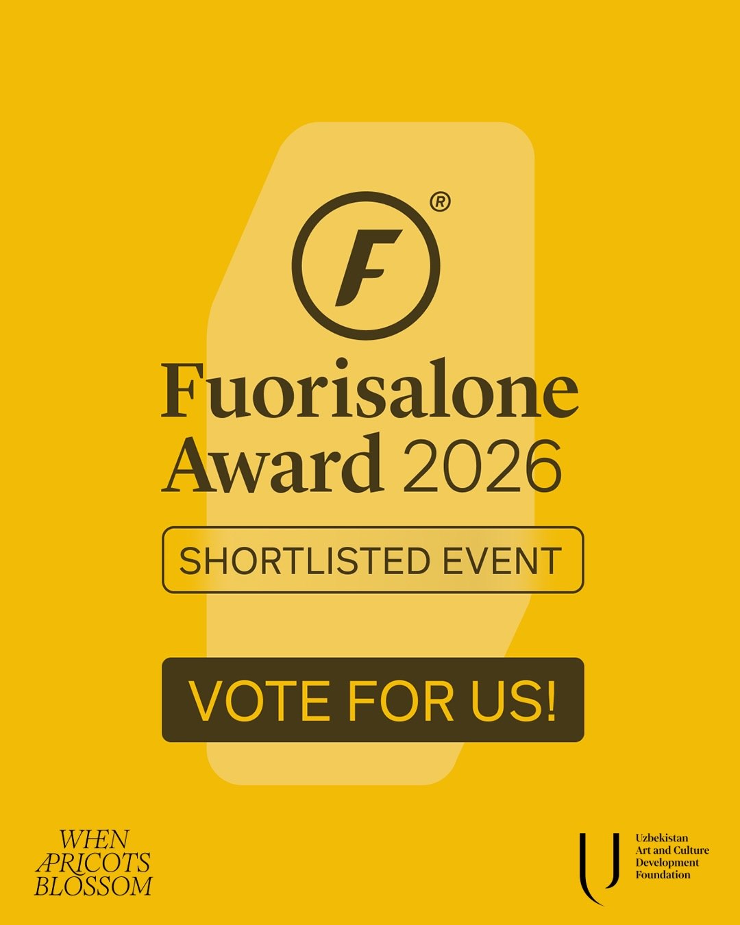 When Apricots Blossom Nominated for Fuorisalone Awards