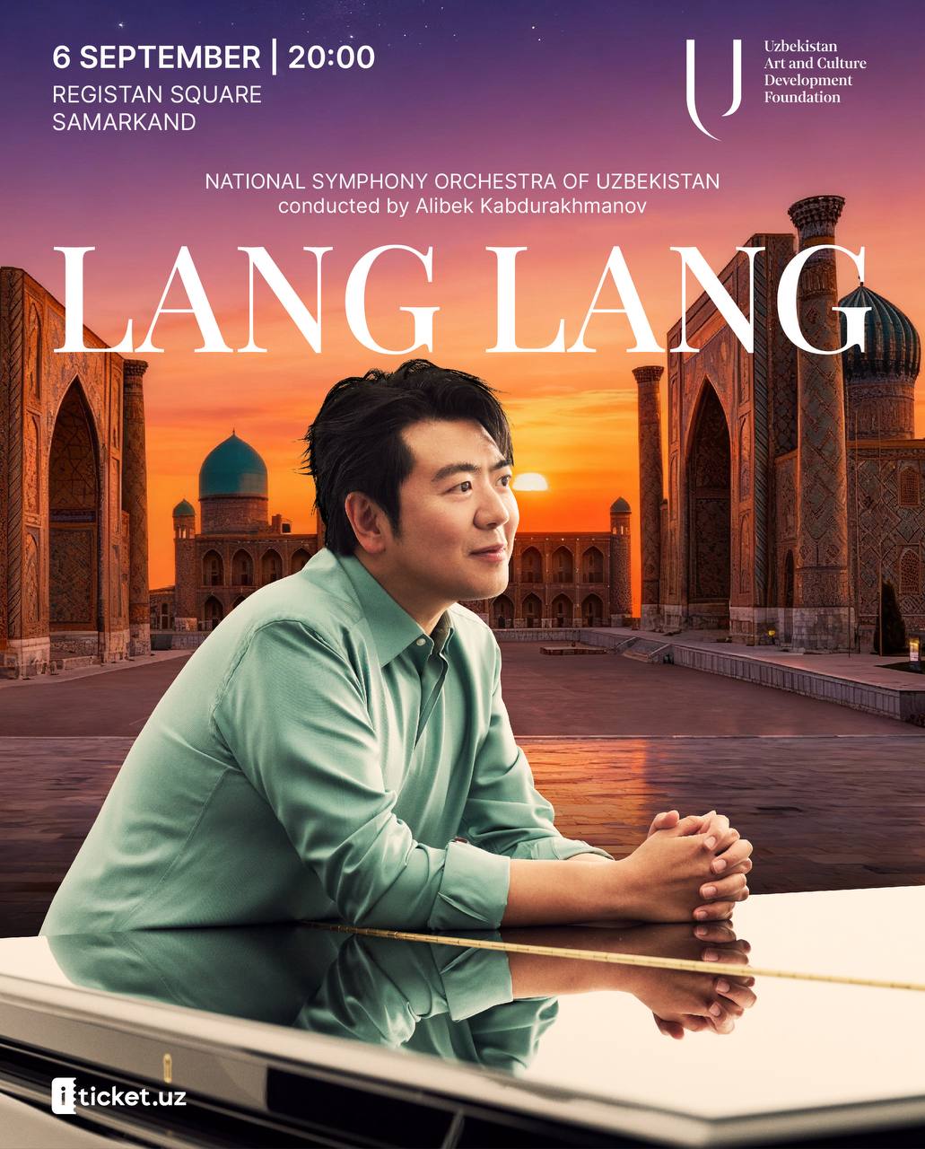 Lang Lang to perform at Registan Square in Samarkand