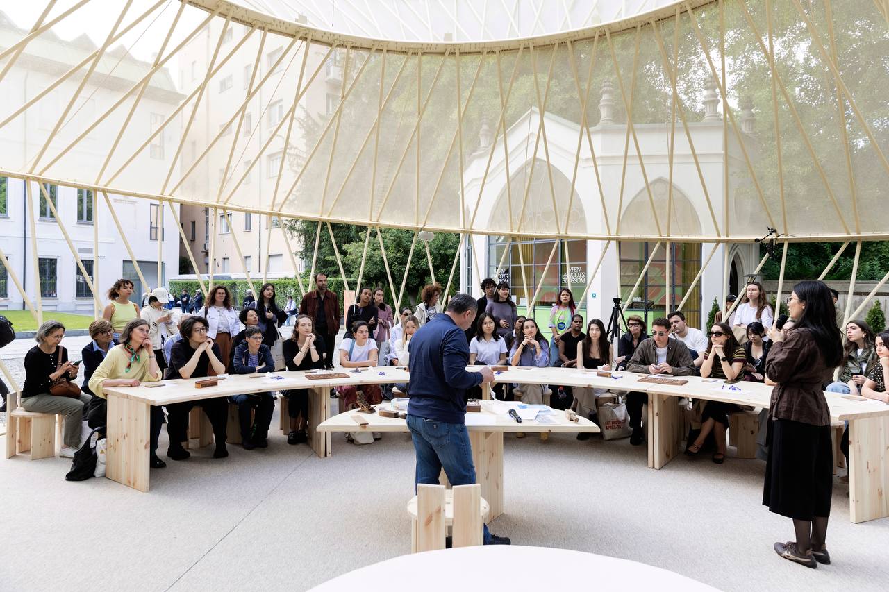 Craft workshops take place at the Garden Pavilion