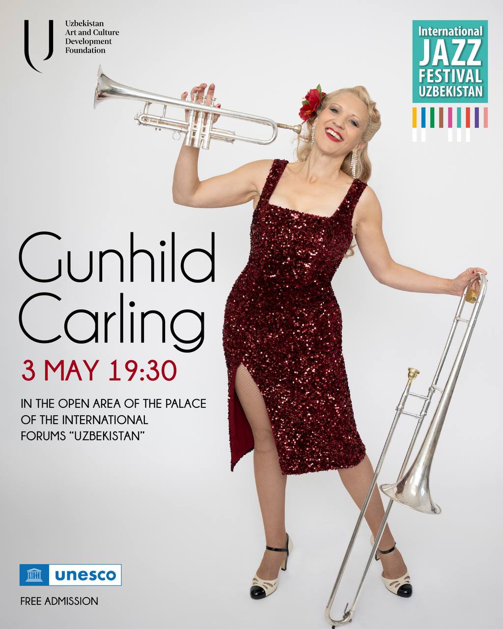 Gunhild Carling to perform at the International Jazz Festival in Tashkent