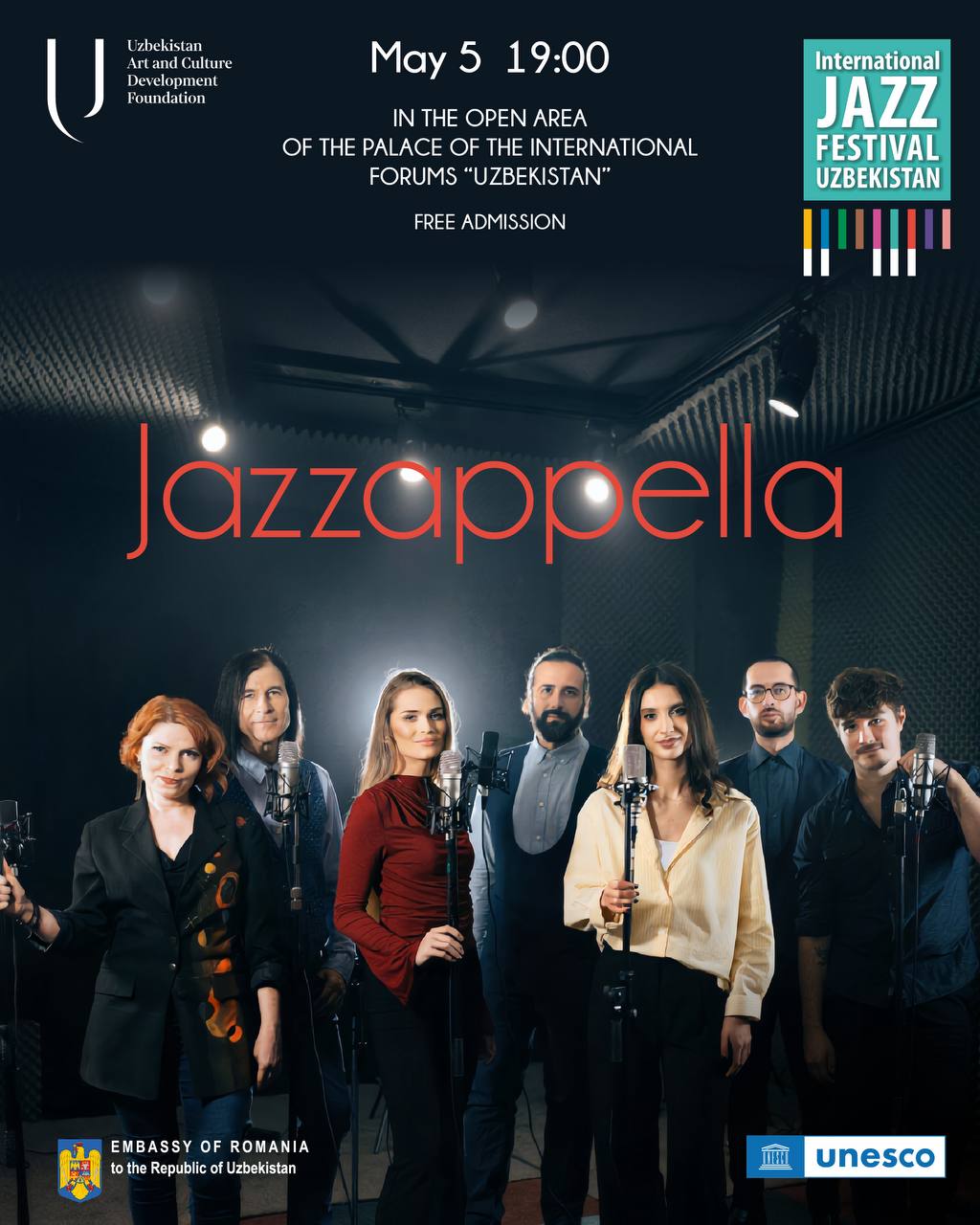 Jazzappella to perform at the International Jazz Festival in Tashkent