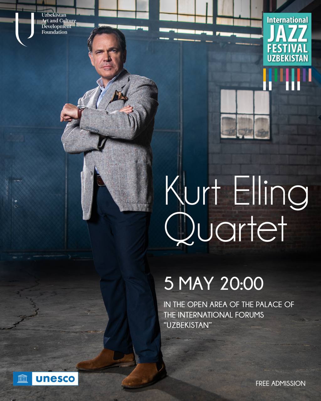 Kurt Elling to perform at the International Jazz Festival in Tashkent