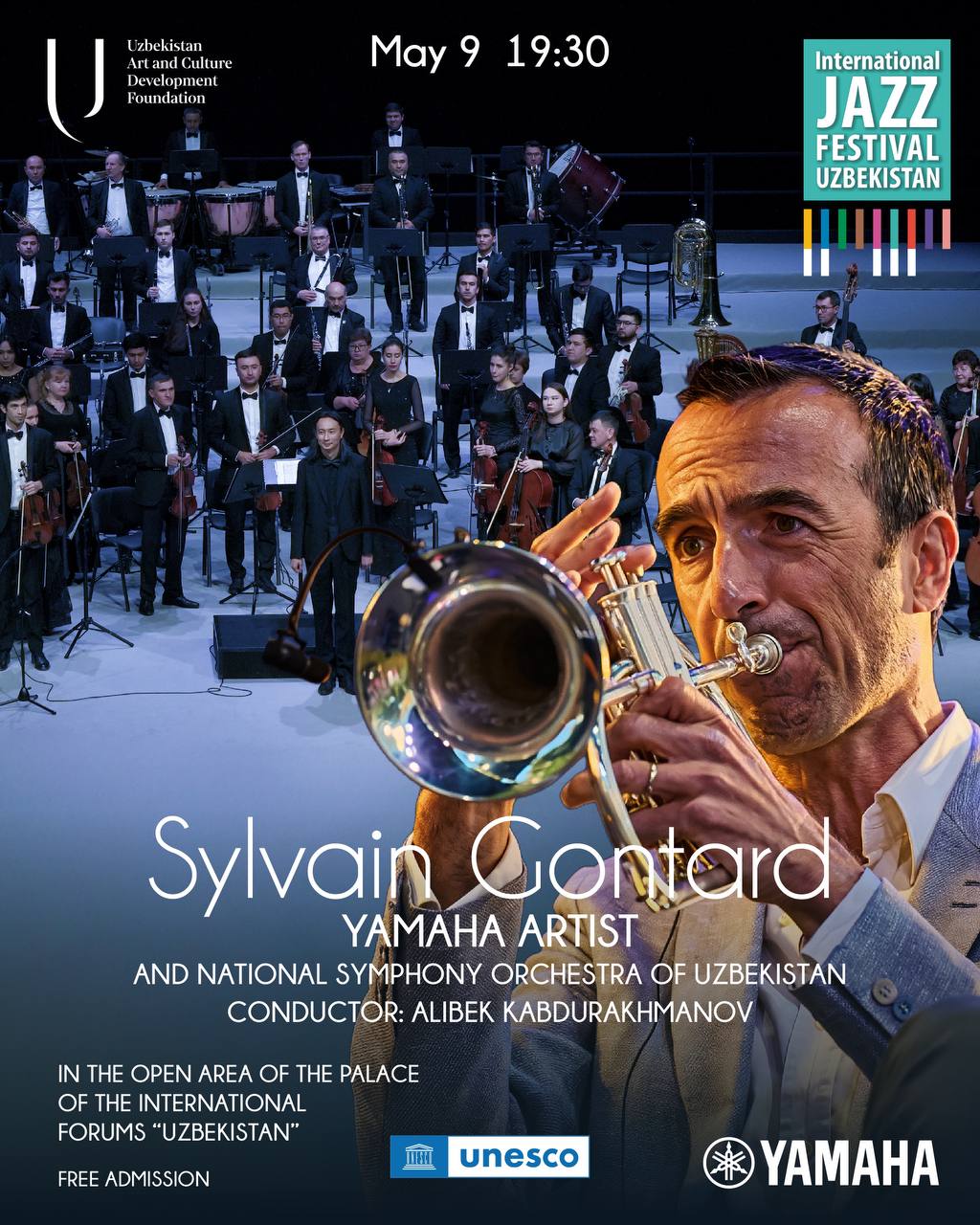 Sylvain Gontard Toshkentdagi Xalqaro jazz festivalida chiqish qiladi