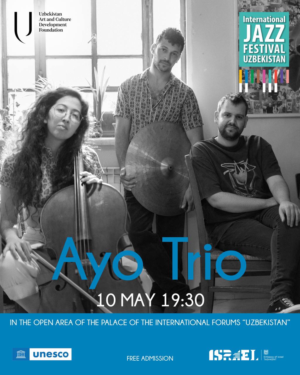 Ayo Trio Toshkentdagi Xalqaro jazz festivalida chiqish qiladi