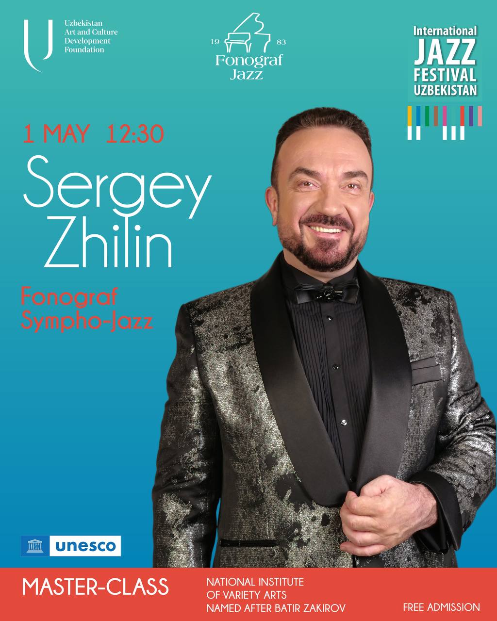 Sergey Zhilin to hold a masterclass in Tashkent