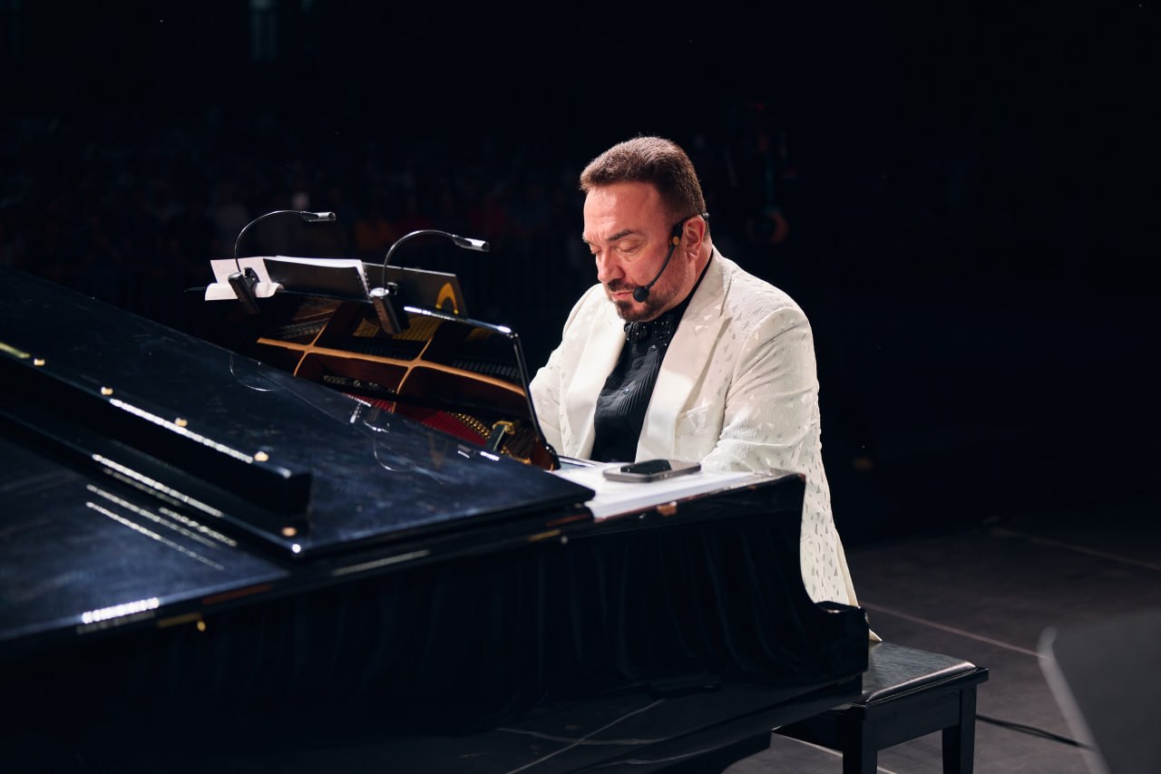 Sergey Zhilin performs at the International Jazz Festival in Tashkent