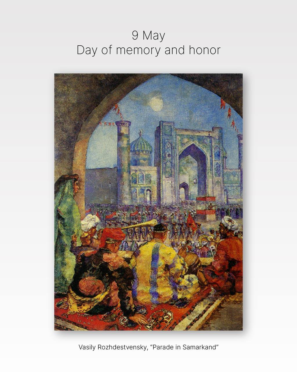 9 May — Day of Remembrance and Honour