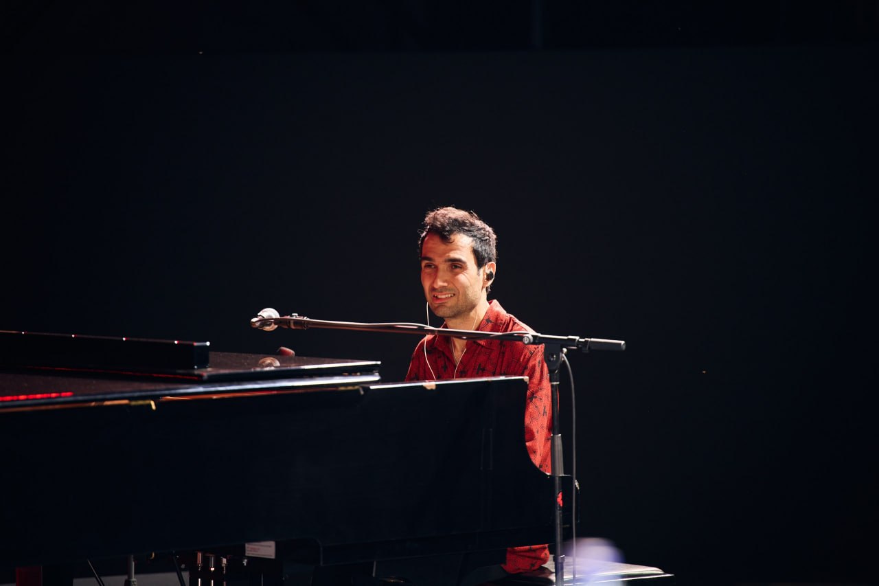 Tigran Hamasyan performs at the International Jazz Festival in Tashkent