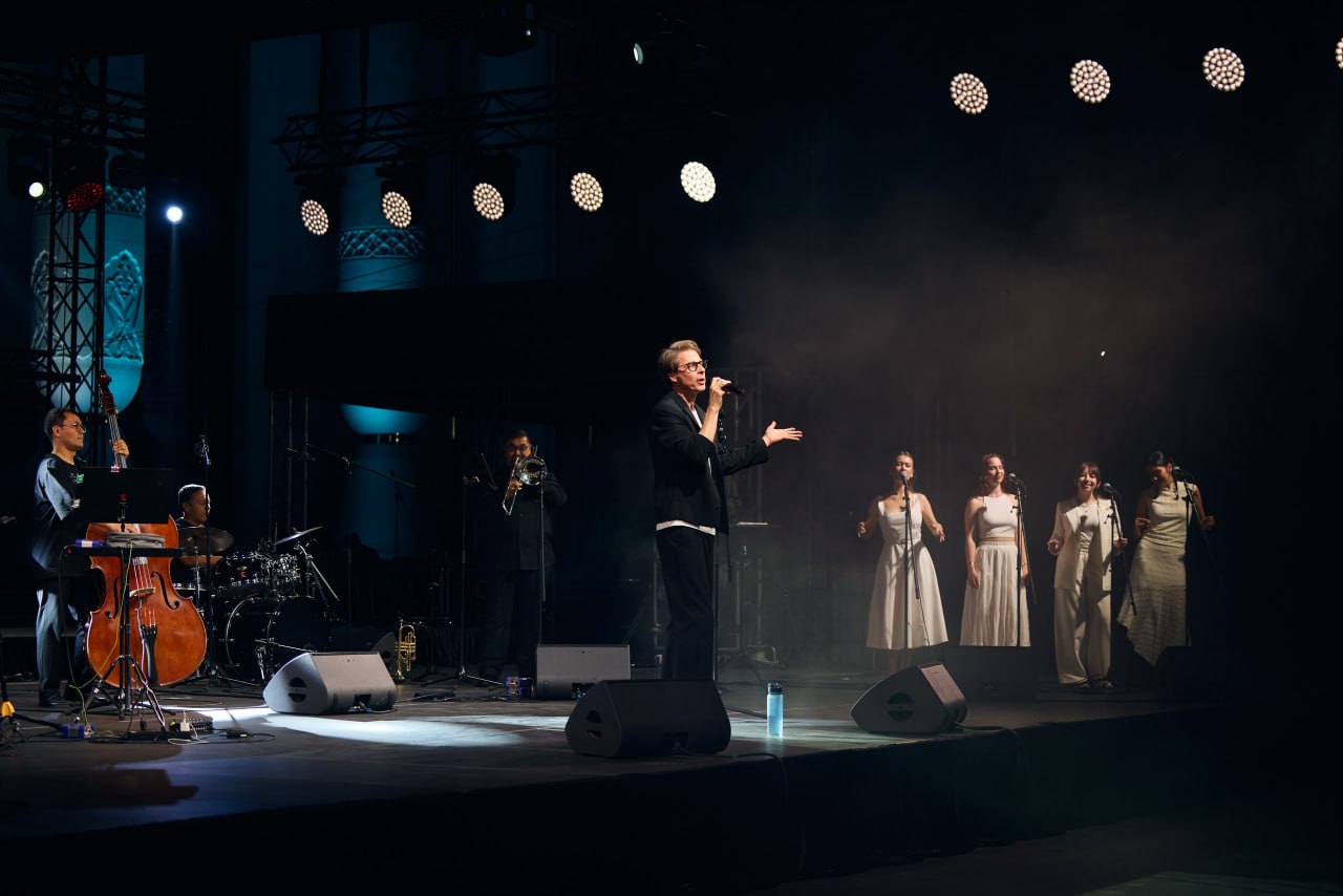 Jazzkent and Soundtravel Jazz Quartet perform at the International Jazz Festival in Tashkent