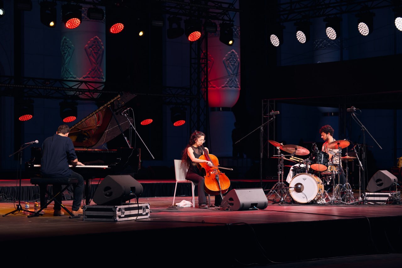 Ayo Trio perform at the International Jazz Festival in Tashkent