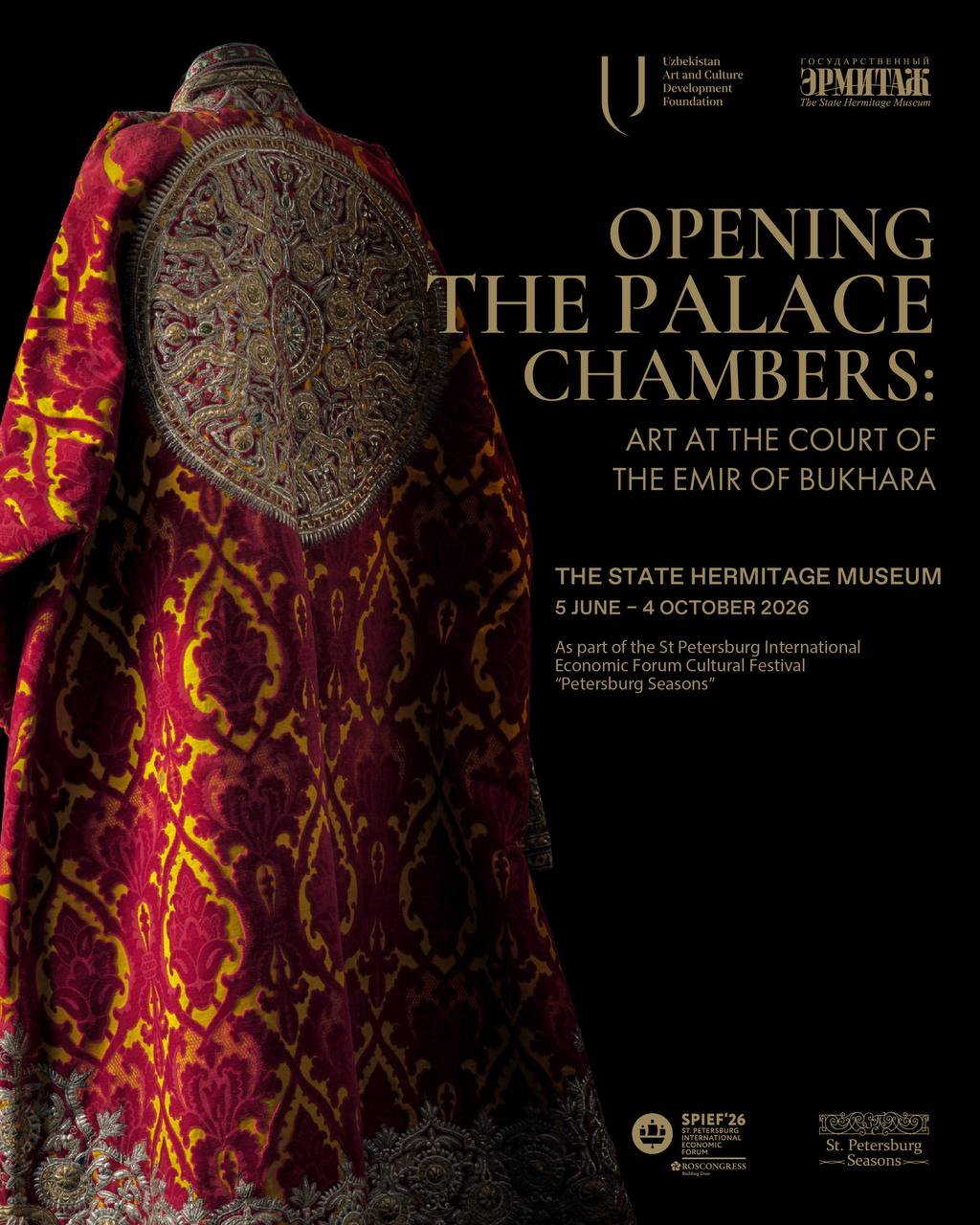 The Hermitage to open exhibition “Opening the Palace Chambers: Art at the Court of the Emir of Bukhara”