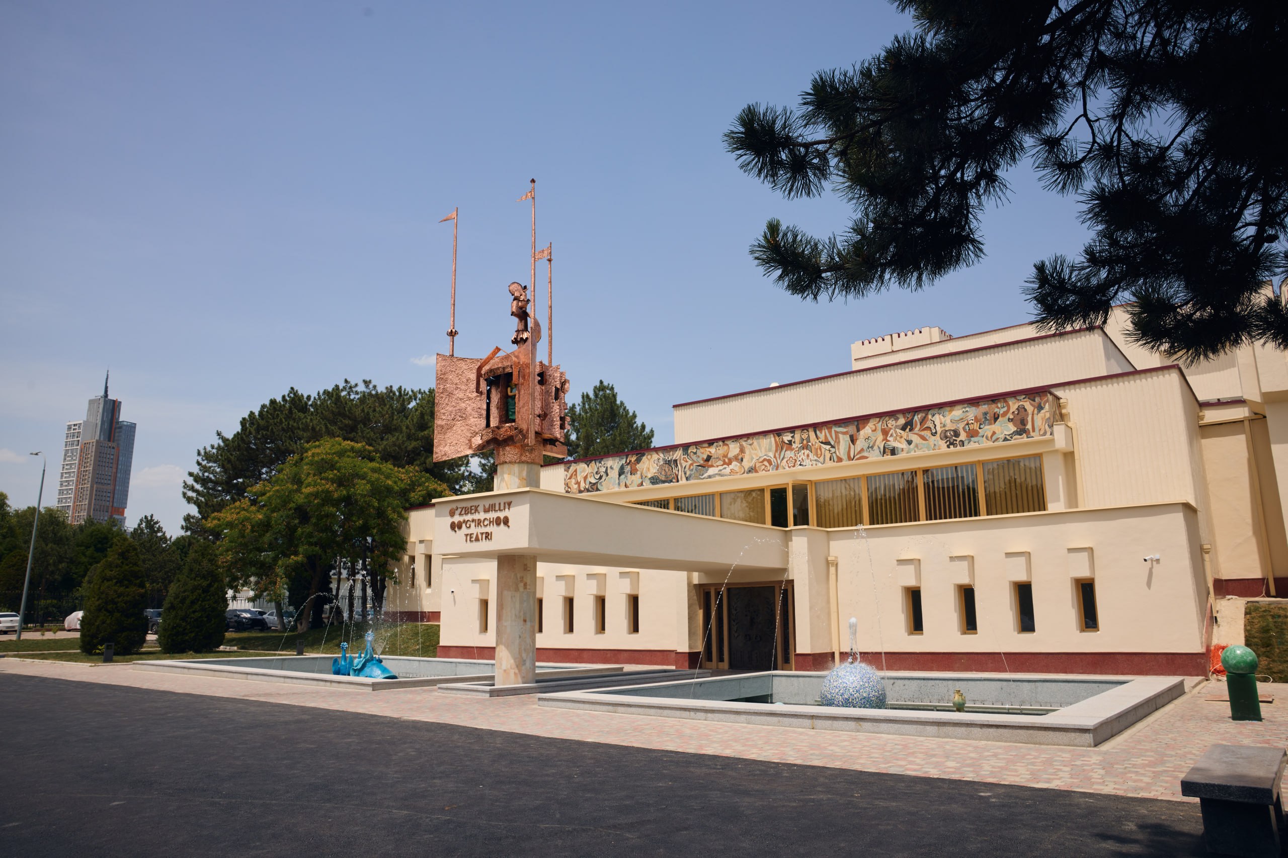 First phase of the reconstruction of the Uzbek National Puppet Theatre completed