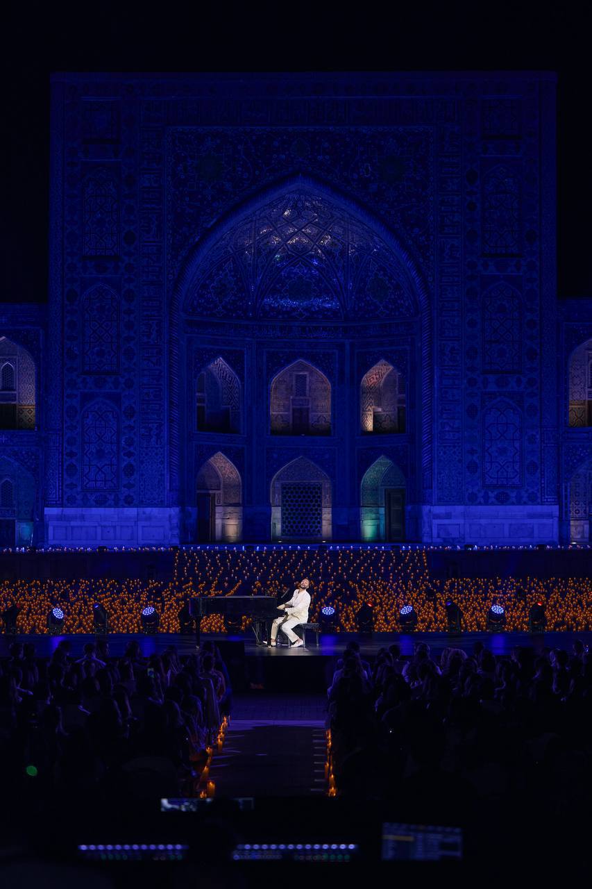 John Legend performs at Registan Square