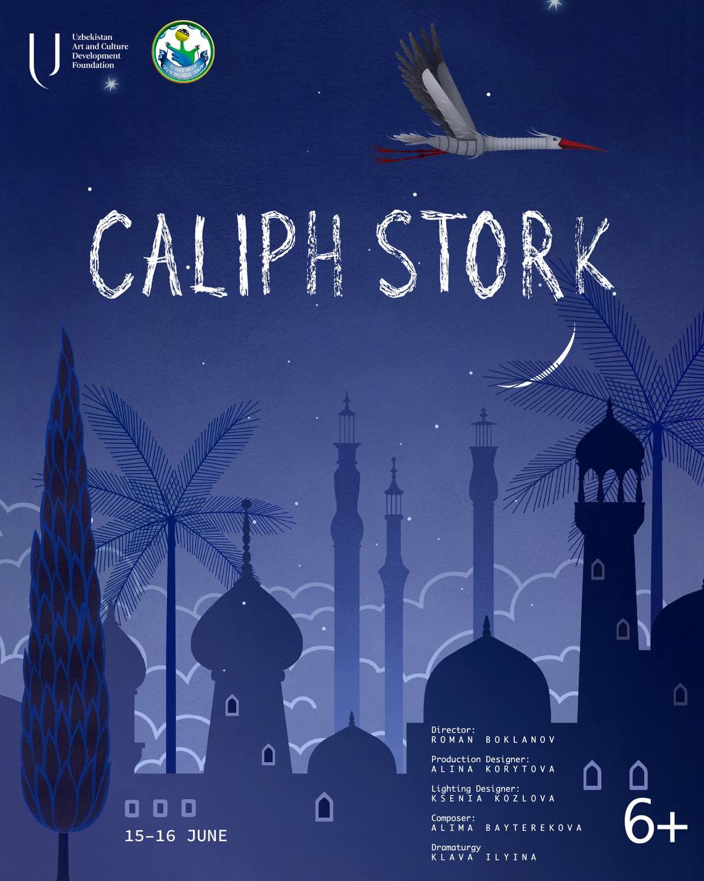 Tickets now available for Caliph Stork performances