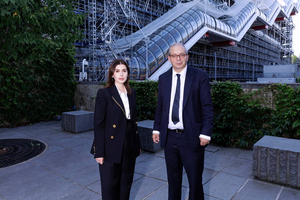 Gayane Umerova meets with the President of the Centre Pompidou