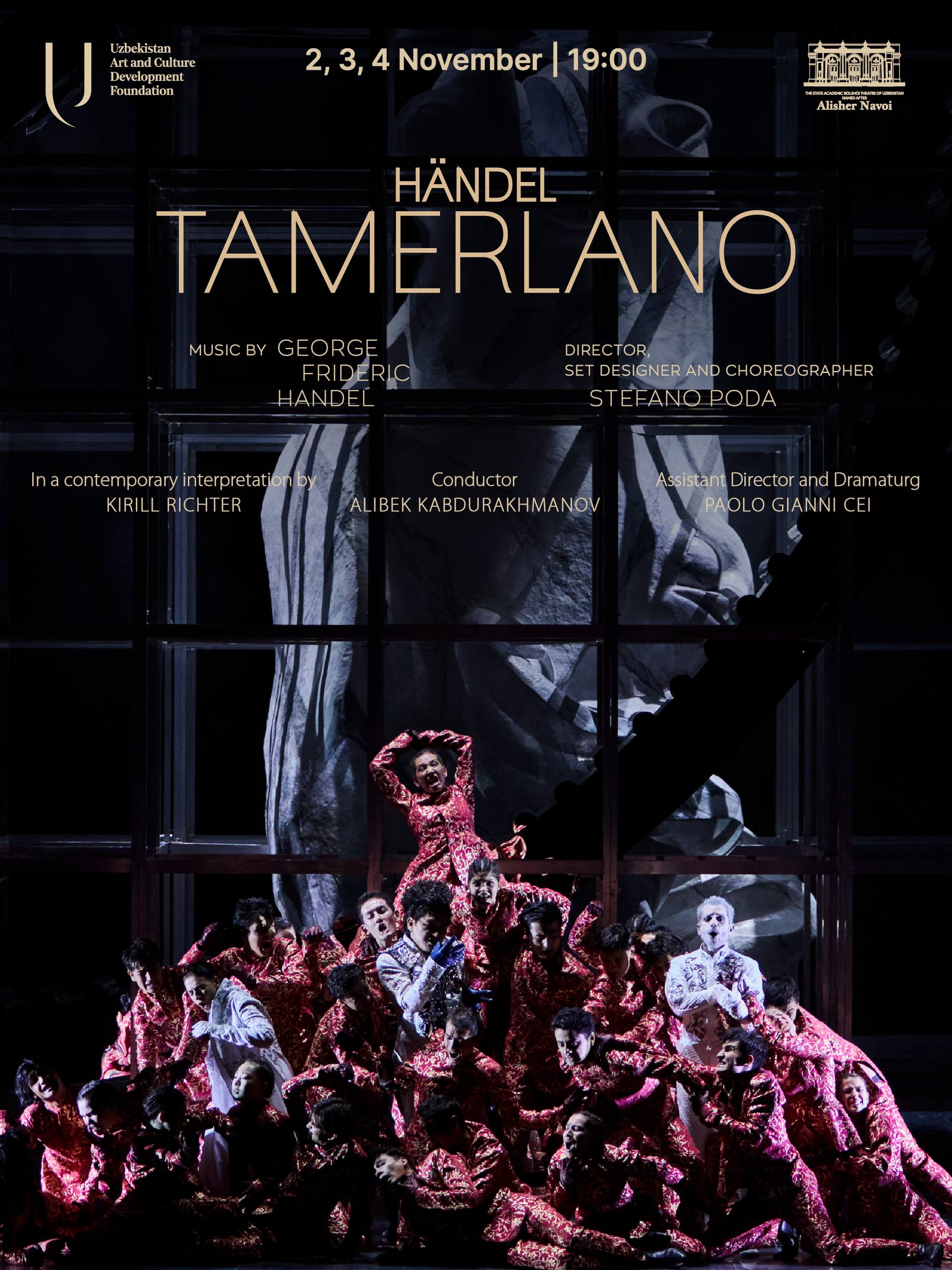 The State Academic Bolshoi Theatre named after Alisher Navoi will stage opera "Tamerlano"