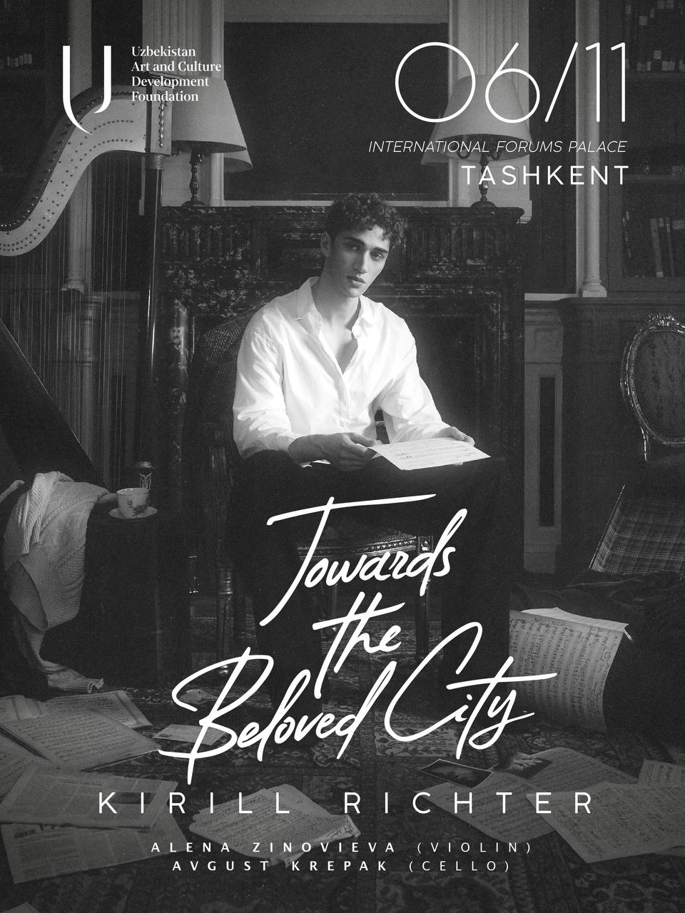 Kirill Rihter Toshkentda “Towards the Beloved City” albomini ilk bor taqdim etadi