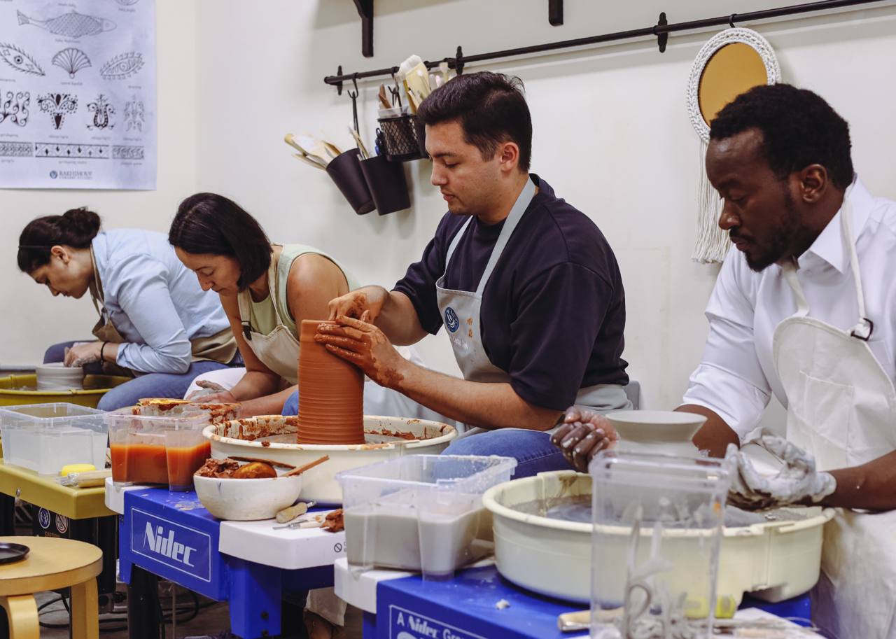 Uzbek Ceramic Artists Alisher and Shokhrukh Rakhimov Take Part in Doha Residency
